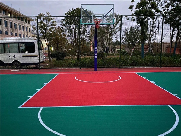 懸浮式軟連接運動地板